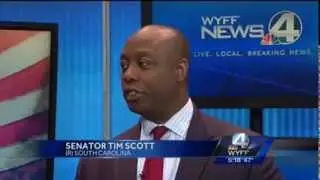 Senator Scott Discusses his Veterans Jobs Initiative and the Senate Budget with WYFF