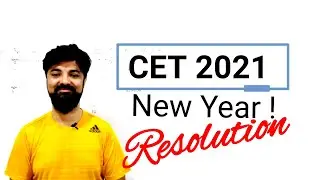 Lets Crack CET 2021 New Year Resolution