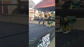 Bryan Matthews Hits Abed Arroniz with a Vicious Lariat! #indiewrestling #prowrestling #aew #wwe