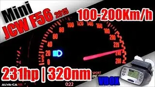 Mini JCW F56 231HP 100-200 Acceleration VBOX!