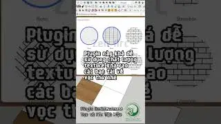 Plugin Architextures Tạo V&agrave; Mix Vật Liệu #sketchup #shorts