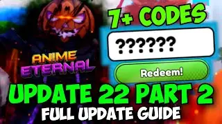 [7 NEW CODES] Everything New in Anime Eternal Update 22 Part 2! (Halloween Part 3)