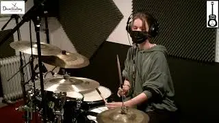 Under the bridge - Drum and Guitar Cover - Aude & Agla&eacute;e