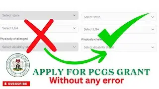 How to Apply for Presidential Conditional Grant Without having an Error