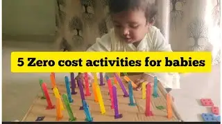 zero cost activities for babies |fine motor skills activity|