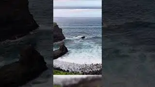 4K Peaceful Ocean Waves Scenic View | Atlantic Coast | No Music | 60 Minute Loop