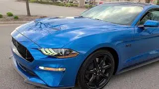 just bought a 2020 mustang gt velocity blue metallic from planet ford.  Instagram - htowncoyotes