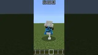 Smurf cat short #short #minecraft  #minecraftshort #minecraftaddon #horrormods