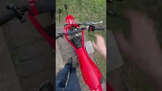 2023 Honda crf 110 morning cold start #crf110 #motorcycle #crf #bikelife #honda #pitbike