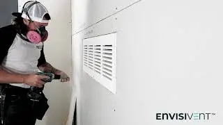 Envisivent Mud-In Flush Mounted Air Return Vent Installation with PRC Taping