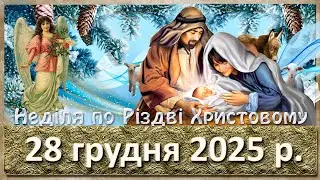 Утреня, Служба Божа 28 грудня  2025 р.