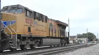 CP 9350 w/ UP Power Leads Oil Train, Buffalo, IA