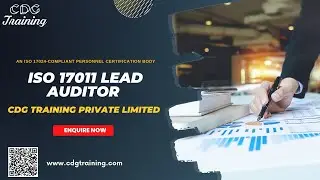 Comprehensive ISO 17011 Lead Auditor Course | CDG Training Private Limited | Get Course Link Below