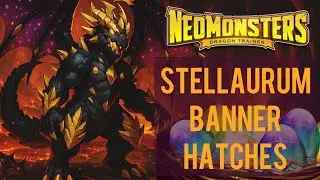 Neo Monsters | Shadow Charge Unleashed! 🌑⚡ | Hatching 🥚 & Awakening ✨ Stellaurum 🐉 #126
