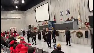 Diamond Ladies performing Lil Weight line dance by Sherika Nicole