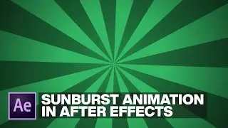 After Effects Tutorial : Sunburst Animation Tutorial in After Effects