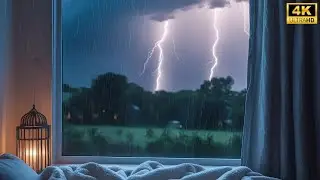 NEW  A.I. Generated Thunderstorm Video Made For Sleeping|Authentic/Real Rain Sounds