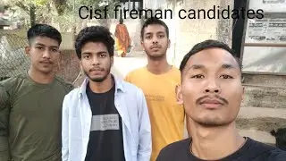 Cisf fireman Interview 2024 31December Noonmati Guwahati