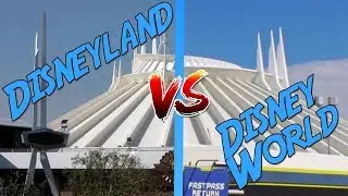Space Mountain VERSUS (Disneyland Vs. Disney World)
