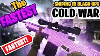 The Worlds Fastest Sniper On Cold War...