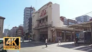 WALK (4K) ESTACION DE AUTOBUSES ALSA, CALLE DE MAGNUS BLIKSTAD - GIJON - ESPAÑA 🇪🇸