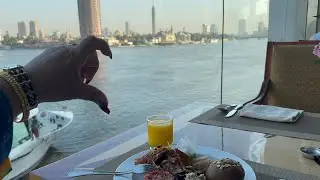 فلوق رحلتي الي القاهره / افضل فنادق القاهره اطلاله كامله ع النيل جراند نايل تاور (هلتون تاور حاليا)1