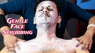 Gentle Face Scrub for Dry Skin ASMR | Deep Cleansing Face Scrub with Moral Of ASMR