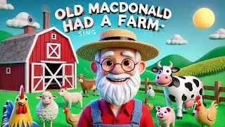 Old MacDonald Had a Farm | Fun Kids Song with Animal Sounds!
