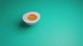 Accurate egg physics simulation in Blender