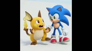 Sonic the Hedgehog and Raichu talking Raichu`s scared of the dark