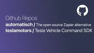 Github Repo - automatisch - The open source Zapier alternative - Tesla Vehicle Command SDK