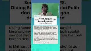 Sempat Masuk RS, Diding Boneng Kini Mulai Pulih dan Dapat Dukungan dari Raffi Ahmad