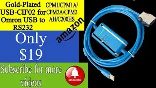 Best Omron plc Programming cable Series CPM1/CPM1A/CPM2A/CPM2AH/C200HS