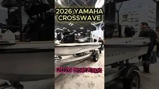 YAMAHA CROSSWAVE 2026.  Javits center Boat show in New York. ￼#jetskifishing