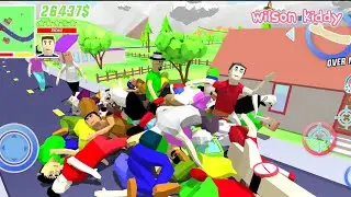 Dude Prank 100 Raksasa Dengan 1 Mobil | Game Wilson Kiddy