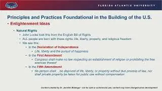FCLE Study Guide Video 1   Founding of the US and Structure of G