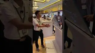 55 inch transparent OLED in DUBAI AI FESTIVAL #oled