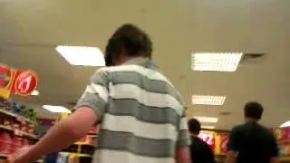 Falling over prank supermarket