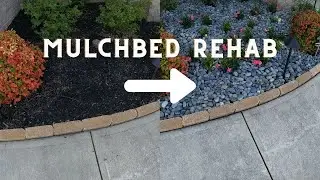 Flowerbed makeover and making it maintenance free