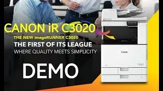 Canon Colour copier iR C3020 demo |