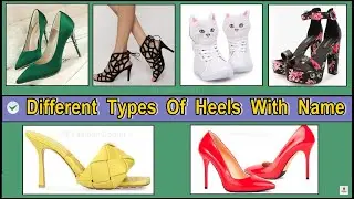 Different Types Of Heels With Name | Footwears Design | PN Fashion Corner