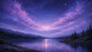 Peaceful Cosmic Landscape | Original Music with AI Visuals