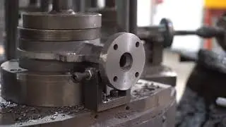 Special CNC machine for butterfly valve body