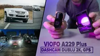 Protejeaza-te in trafic cu un dashcam auto fata-spate - Viofo A229 Plus