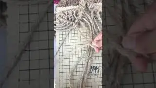 Making the KKIBO Bea Macrame Market Bag: Working the Front Panel, part 2