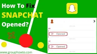 How To Fix Snapchat Opened Glitch Error In 2024