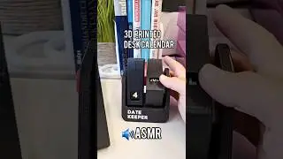 3D printed desk calendar 📅 3D-gedruckter Kalender #pctgfilament #nobufil #3ddruckideen #3dprinted