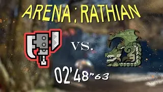MH Wilds | Arena: Rathian in 02'48 with a Switch Axe