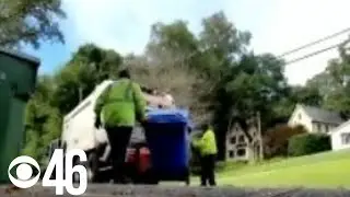 Homeowners bemused with timely trash can warnings