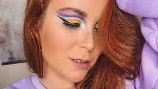 MAQUILLAJE COLORIDO | maquillaje tonos LILAS | LAURITADG